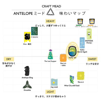 Antelope TOFU 香港茉莉茶x大分縣柚子 蜂蜜氣泡酒 [香港限定] 接受預訂中