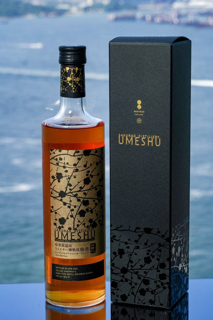 Sakurao 威士忌桶熟成梅酒 Cask Strength 禮盒裝 - 呷．Sippin 日本清酒專門店