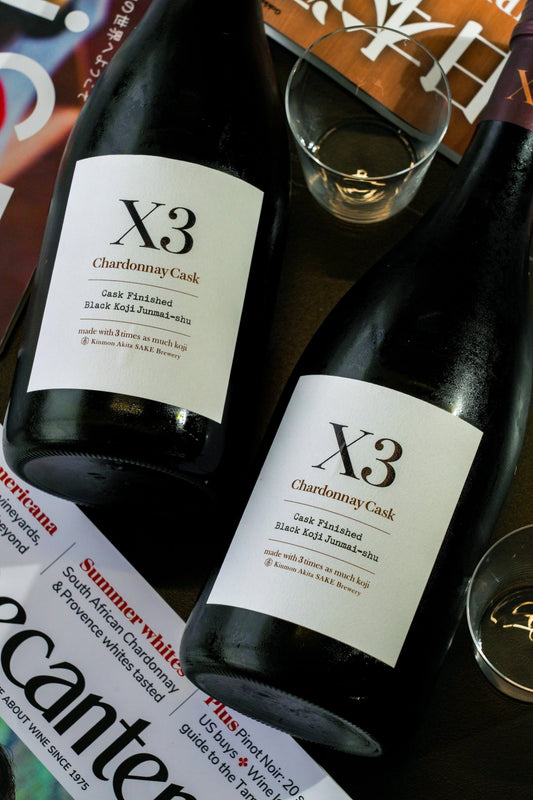 X3 Chardonnay Cask 【黑麴 x Chardonnay橡木桶熟成】 - 呷．Sippin 日本清酒專門店